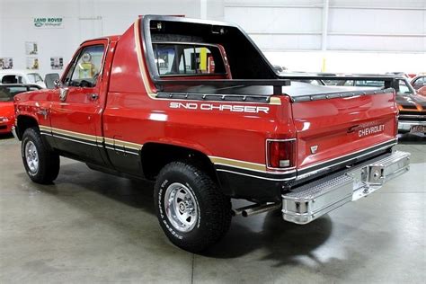 This 95,918 mile, unrestored, unmolested example presents itself in excellent condition and shows all the signs of consistent care and maintenance over its 28 years of use and ownership. . 1984 chevy sno chaser for sale